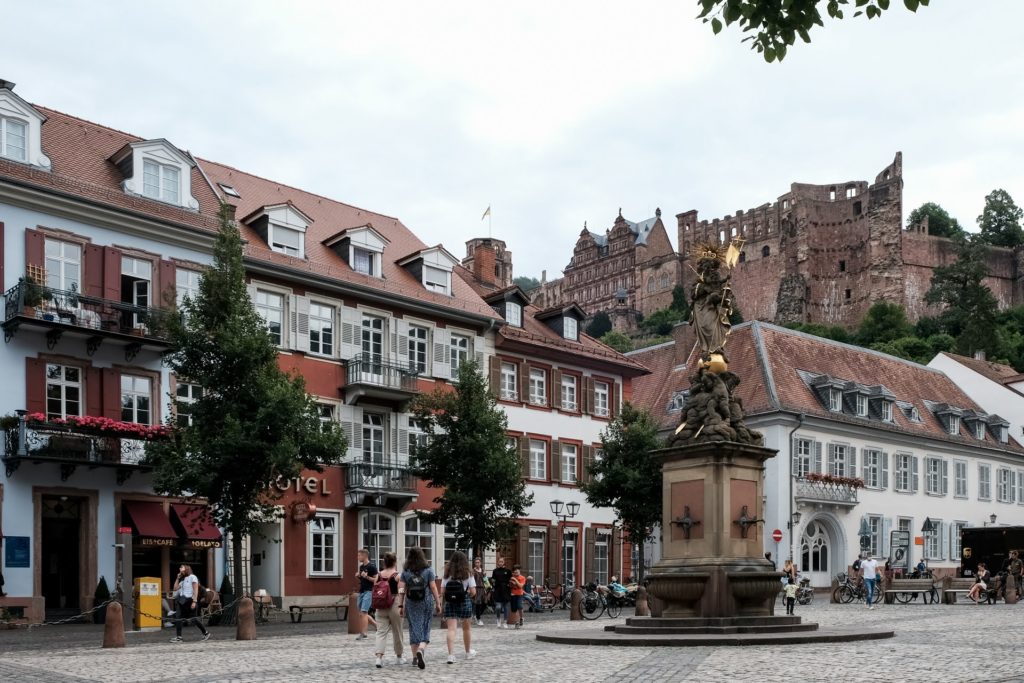 Heidelberg - Blick zum Schloss