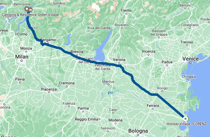 Halber Weg in die Schweiz - Lago di Como