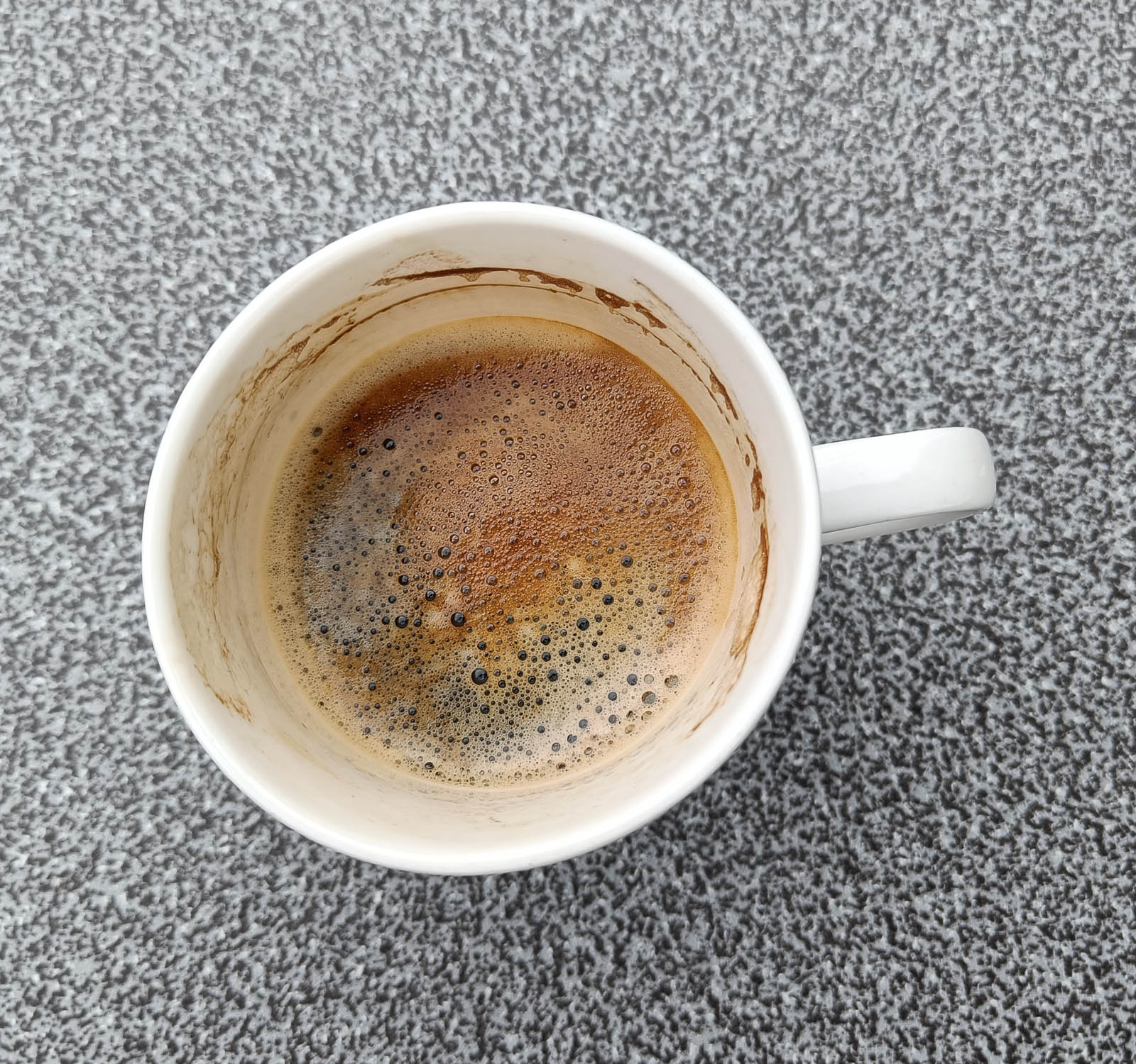 Der erste Kaffe aus dem neuen Akku - mit leichter Boosternote im Abgang :)